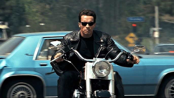 Terminator on a bike