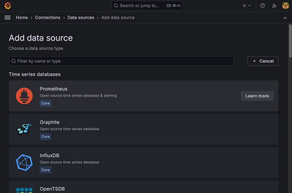 Grafana Prometheus Datasource